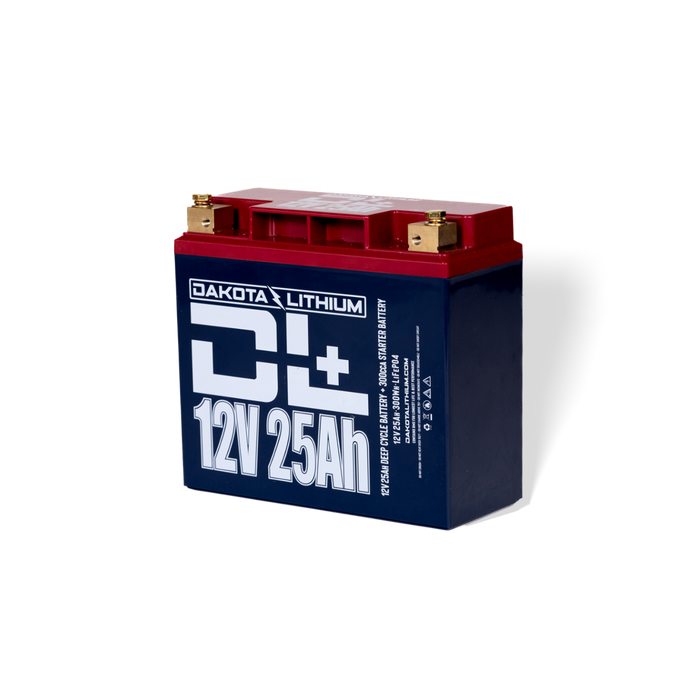 DL+ 12V 25Ah Dual Purpose 300CCA LiFePO4 Battery