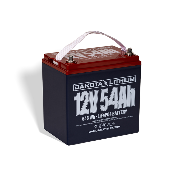 12V 54Ah Deep Cycle LiFePO4 Electronics Battery