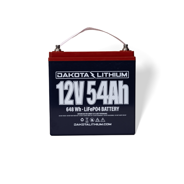 12V 54Ah Deep Cycle LiFePO4 Electronics Battery
