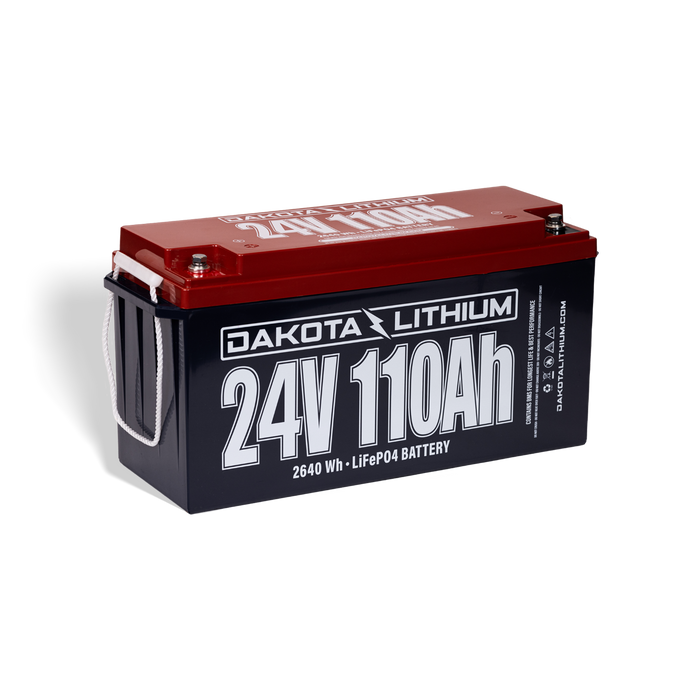 24V 110Ah Deep Cycle LiFePO4 Battery