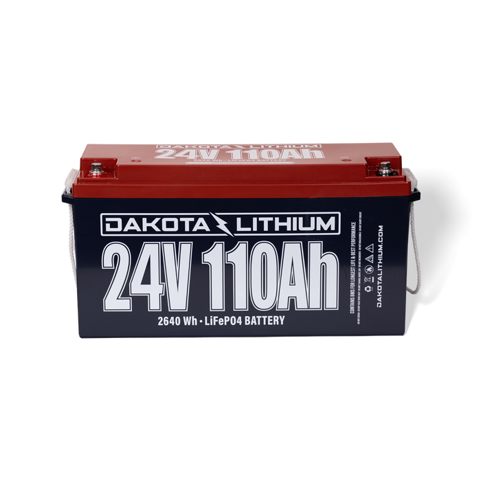 24V 110Ah Deep Cycle LiFePO4 Battery