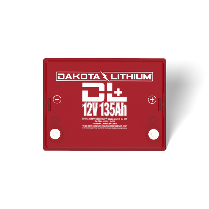 DL+ 12V 135Ah Dual Purpose 1000CCA LiFePO4 Battery